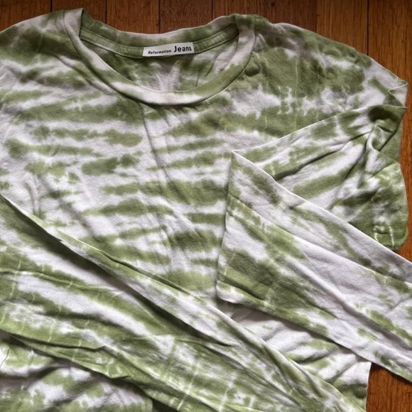 Reformation Tie Dye Eddie Long Sleeve - Picture 4 of 4